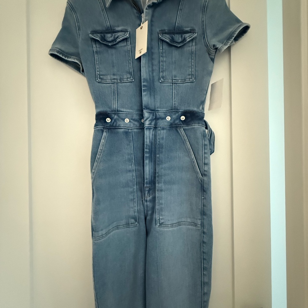 Good American Light Blue Denim Jacket
